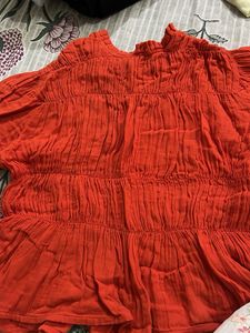 Smocked Orange tshirt