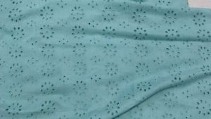 Trending premium chickenkari schiffli  fabric