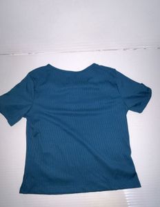 Ribbed Henley Top