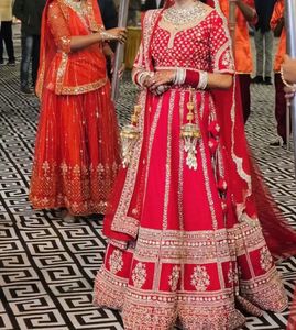 Red Bridal Lehenga