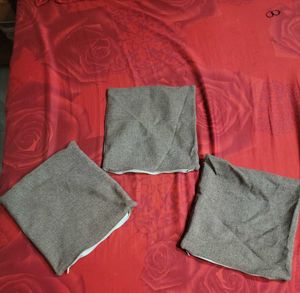 Six Brown Cushion Covers