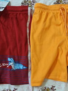 New Boys' Shorts Set - Orange &amp; Red