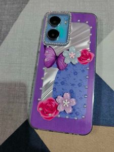 Purple Butterfly Phone Case VI Y16 &amp; VIVO T2X