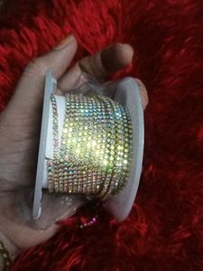 Sparkling Rhinestone Trim Ribbon For Art And Desig