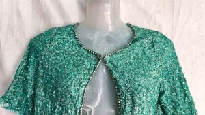 CYAN GREEN SHRUG