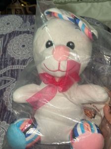 Cute White Bunny Plush Toy