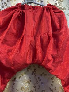 Festive wear red Pakistani suit with chudidar pant
