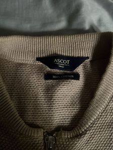 Zip-Up Knit Jacket