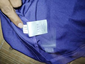 Purple Polyester Top KKR Embroidery logo