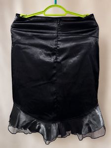 Black Ruffled Skirt