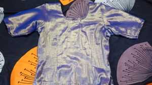 a beautiful navy blue top and skirt