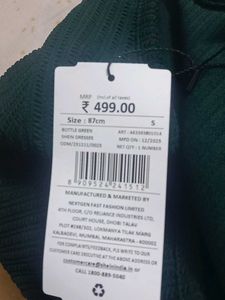 S size Elegant Green Sheath Dress