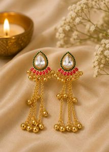 Elegant Indian Jhumka Earrings Combo