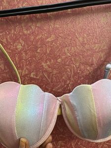 Iridescent Rainbow Bikini Top