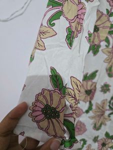 Floral Print Kurta
