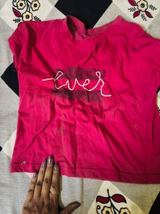 Pink Crop top