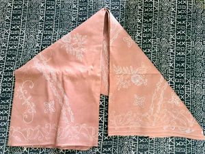 Brand New Embroidered Pure Cotton Saree