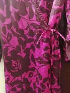 Stylish Floral Wrap Dress