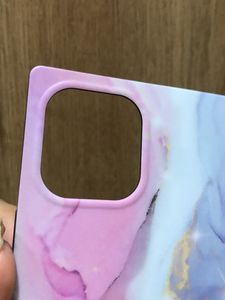 IPhone12ProMax Marble Look Semi Soft Phone Cover Case