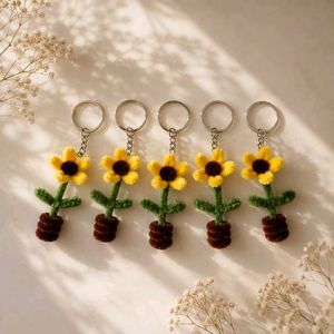 Cute Handmade pipe cleaner Keychain Charms