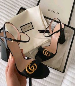 Gucci Black Heeled Sandals