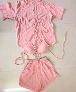 small size, Pink Co-ord Set