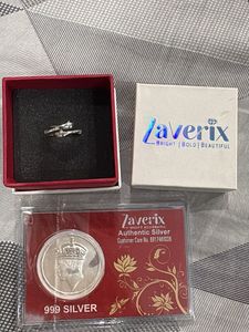 Zaverix Silver Ring &amp; Authenticity card