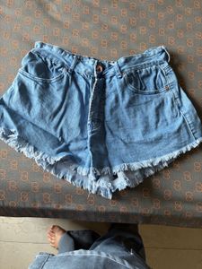 denim shorts
