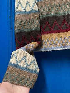 Boho Striped Knit Sweater