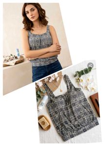 Stylish Sleeveless Printed Top