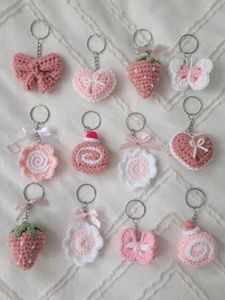 Handmade Crochet Keychain Set