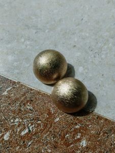 Golden Ball Earrings