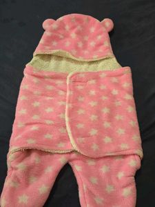 Cute Pink Star Baby Swaddle