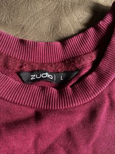Zudio Burgundy Sweatshirt
