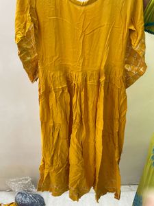 Yellow Frock &amp; Palazzo