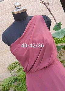 Elegant One-Shoulder Maxi Dress