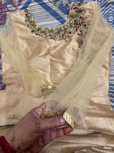 Elegant Embroidered Ethnic Gown
