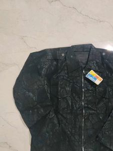 Stylish Textured Black Jacket