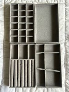 Grey jewellery organiser tray (4)