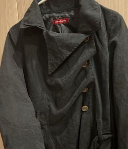 Elegant Black Trench Coat