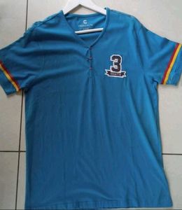 Freeculta Blue Casual T-Shirt