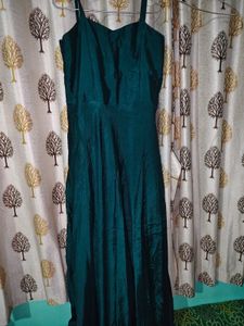 Elegant Teal Ethnic Gown