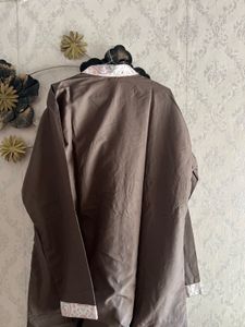 brown kurta