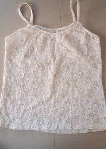 Womens Sheer Lace Camisole Top