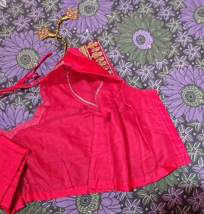 Stunning Red Embroidered Lehenga Choli