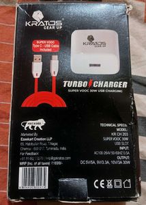 KRATOS Fast Charger &amp; Cable