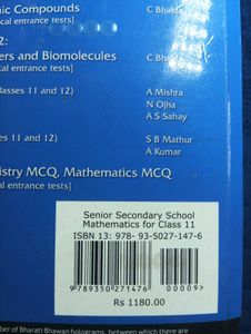 Senior Secondary Mathematics for Class 11