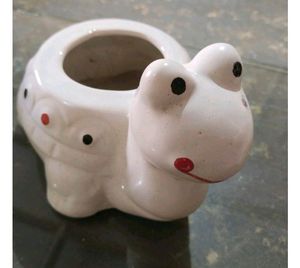 Premium Ceramic Turtle Planter Cute Desk Gift