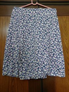 Imported Floral Print Mini Skirt