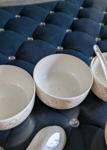 Bowls &amp; Spoons Set of 6